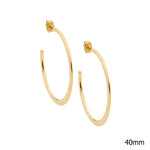 Stainless Steel Earring Gold - SE248G - Markbridge Jewellers