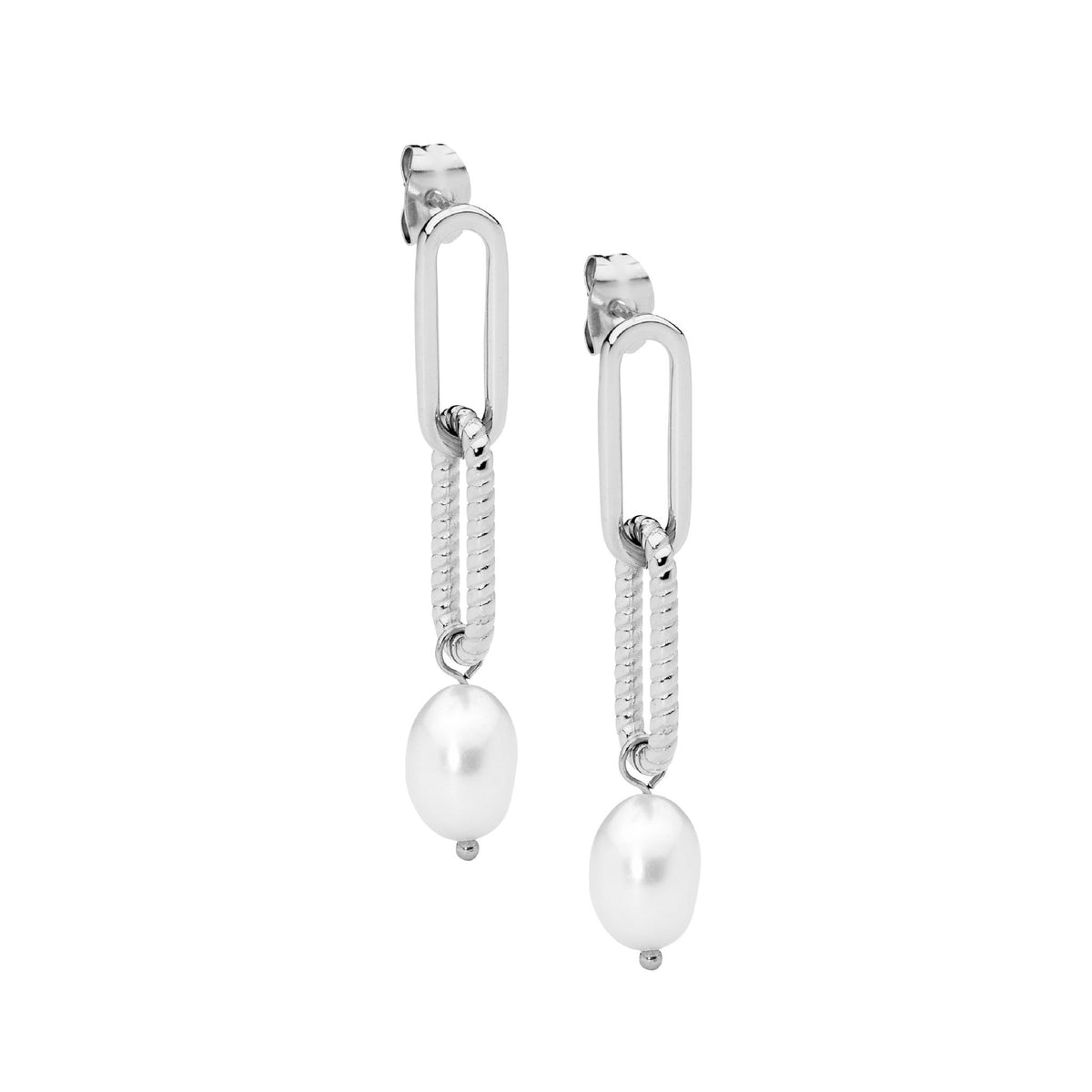 Stainless Steel Earring Gold - SE256G - Markbridge Jewellers