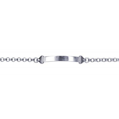 Sterling Silver Belcher ID Bracelet - Markbridge Jewellers
