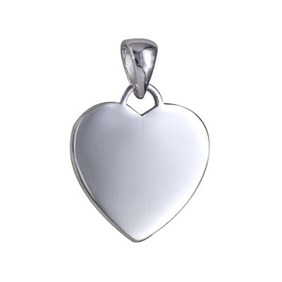 Sterling Silver Heart Engraving Shape - Markbridge Jewellers