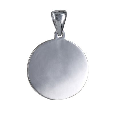 Sterling Silver Round Engraving Shape Large - Markbridge Jewellers