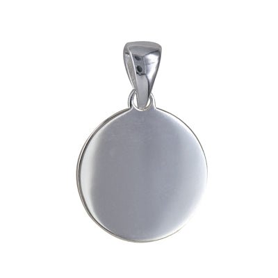 Sterling Silver Round Engraving Shape Small - Markbridge Jewellers
