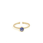 Tanzanite Twist Ring - Markbridge Jewellers