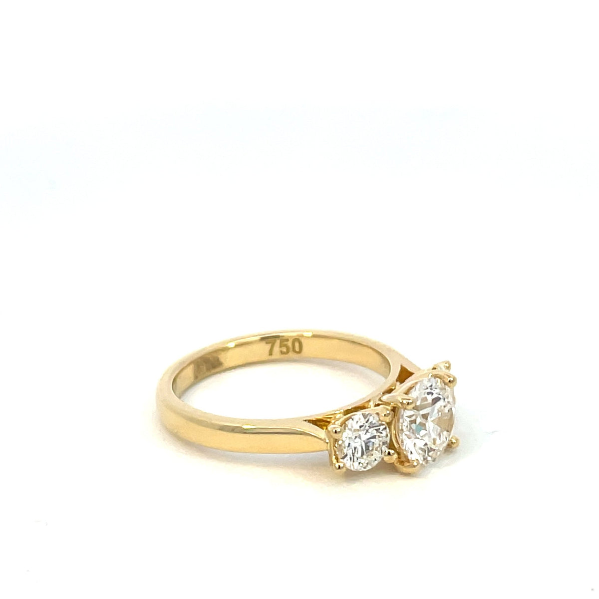 Three Stone Lab Grown Diamond Engagement Ring - Markbridge Jewellers