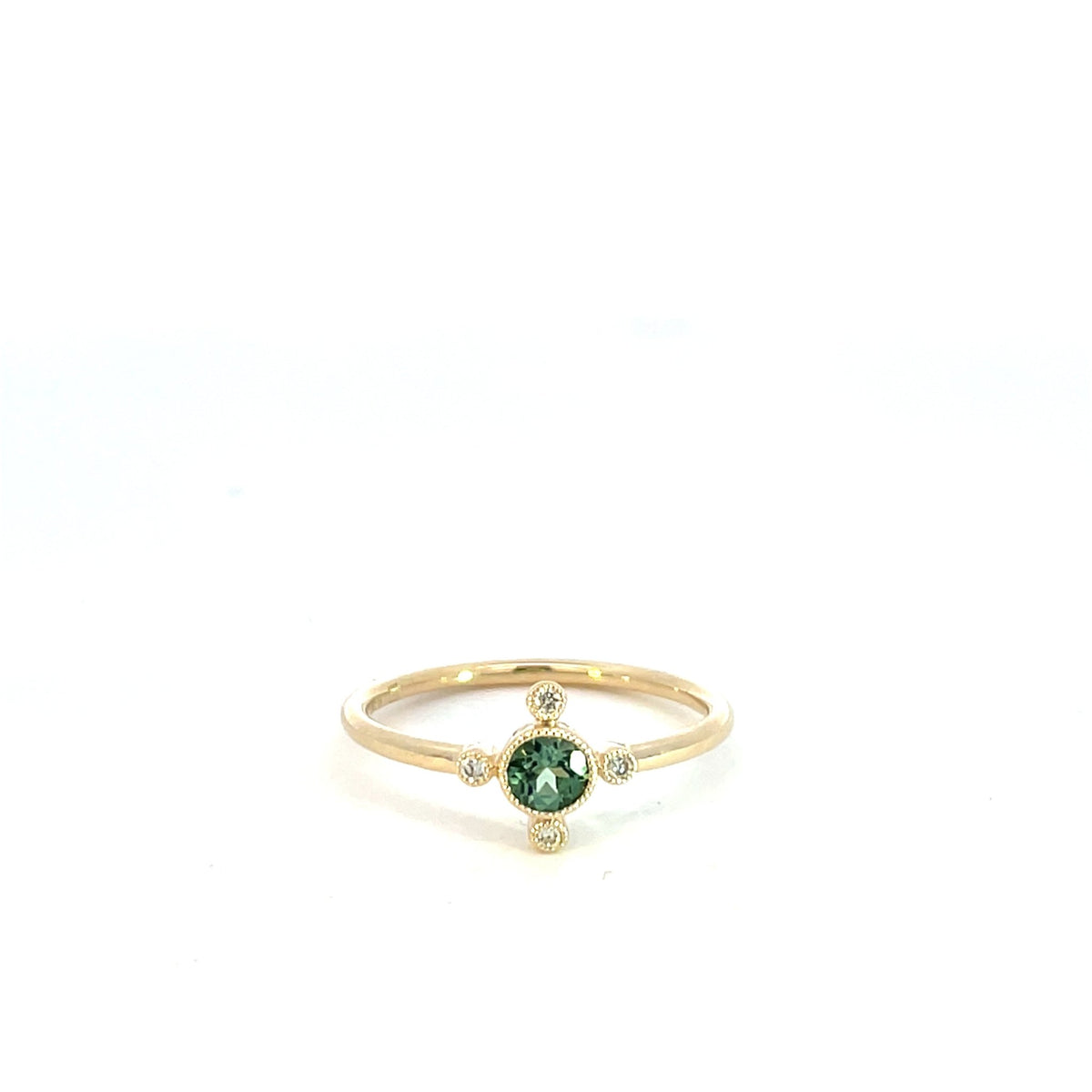 Tourmaline & Diamond Dress Ring - Markbridge Jewellers