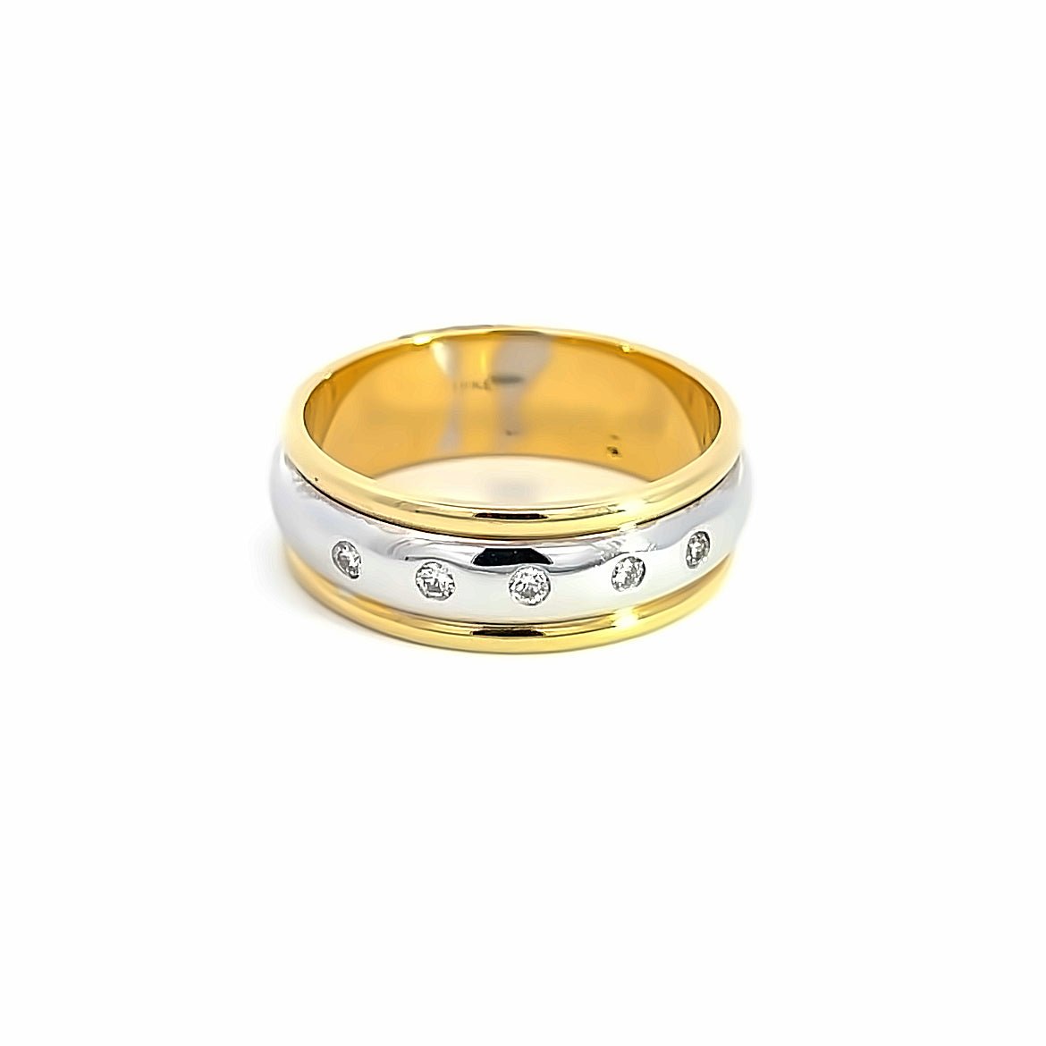 Two Toned Diamond Ring - Markbridge Jewellers