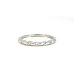 White Gold & Diamond Dress Band - Markbridge Jewellers