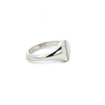 White Gold & Diamond ‘Isabella’ Oval Signet Ring - Markbridge Jewellers