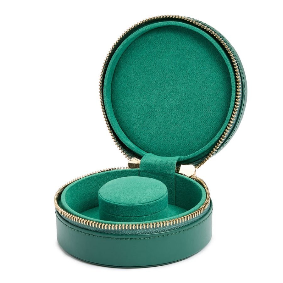 Wolf Sofia Round Zip Jewellery Case - Markbridge Jewellers