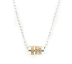 Wood Inlay Pendant with Chain - Markbridge Jewellers