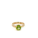 Yellow Gold Peridot Dress Ring - Markbridge Jewellers
