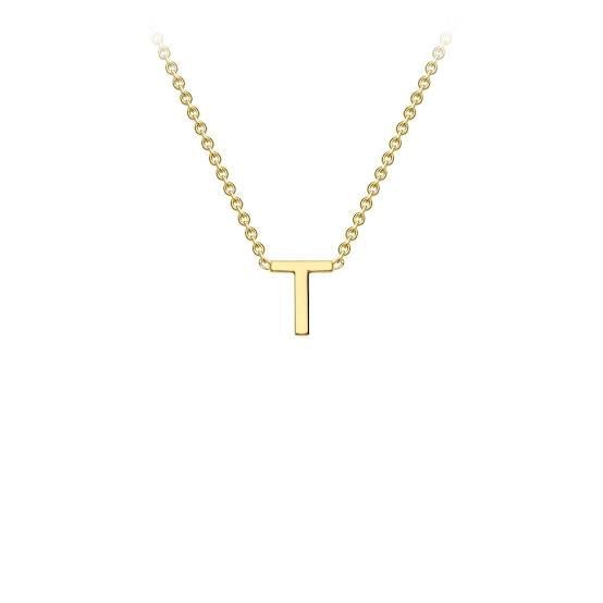 Yellow Gold Petite Letter Necklace - Markbridge Jewellers