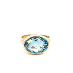 Yellow Gold & Topaz Dress Ring - Markbridge Jewellers