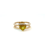 Yellow Sapphire & Diamond Dress Ring - Markbridge Jewellers