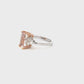 MB-LUXE "The Princess" Morganite And Diamond Ring